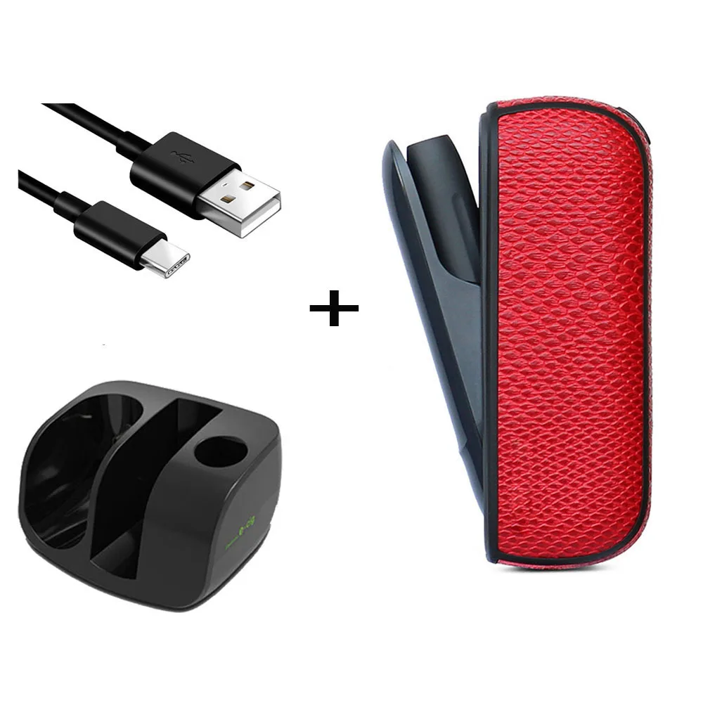 

Case for Iqos 3.0 Cover and Charger for Iqos 3 Charging Leather Case Protective Holder Accessories