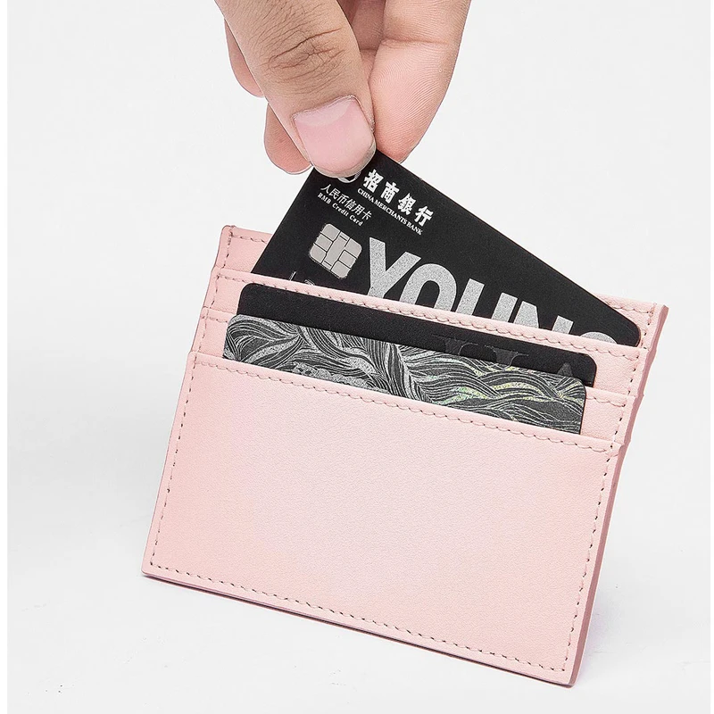 Xiaomi Youpin VLLICON Vintage Cow Genuine Leather Wallet Ultra Thin ID Credit Card Holder Purse Cash Money Case for Men Women