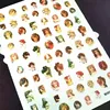 Newest Mucha Pattern Self Adhesive Decal Slidr Back Glue DIY Manicure Decoration Wraps Nail Sticker  MG0515-36 1