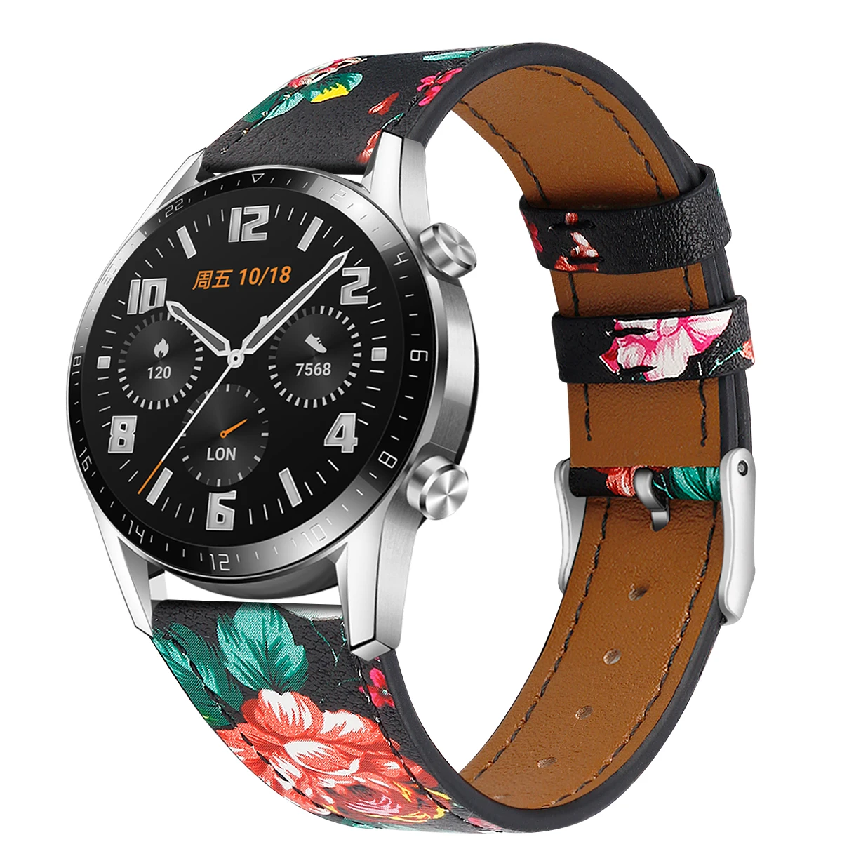 07 Для huawei Watch GT GT2 ремешок 20 мм Высококачественный Браслет из натуральной кожи сменный ремешок для huawei Watch GT GT2 Универсальный - Цвет: 07