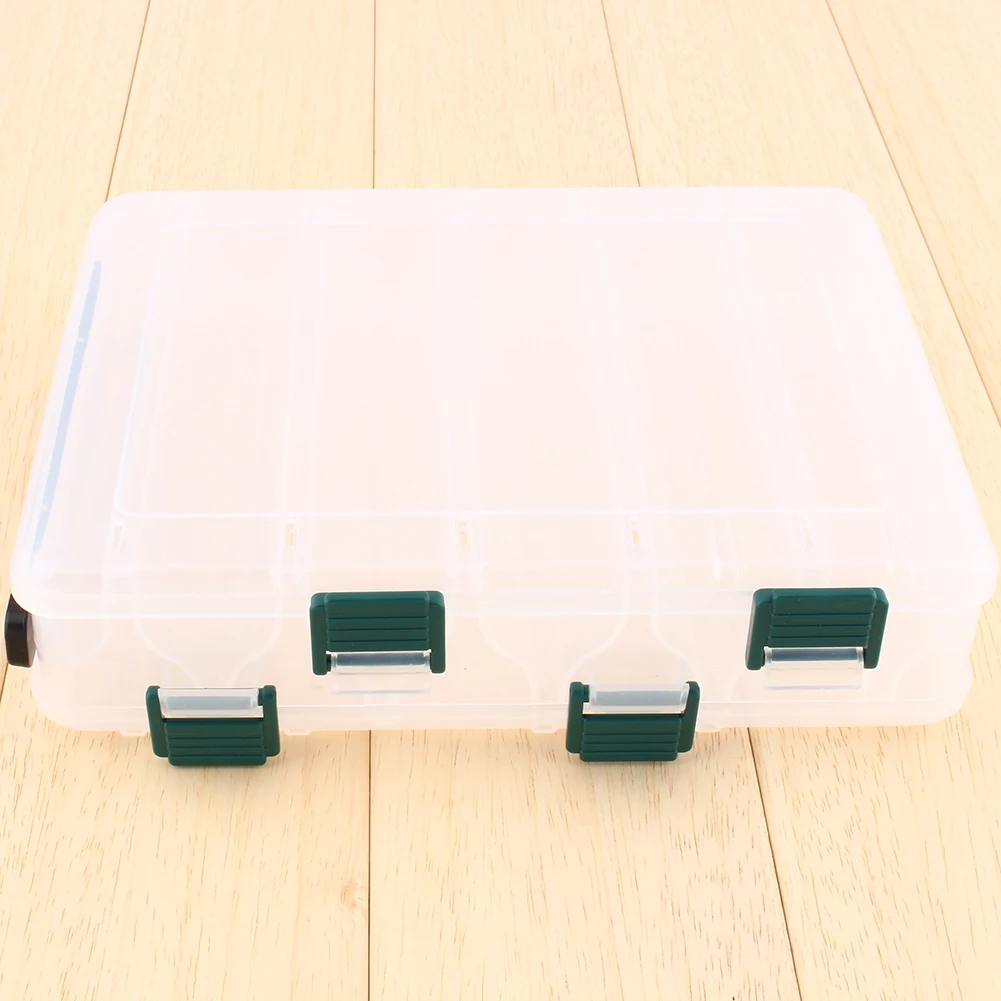 Portable Dual Layer Fishing Tackle Box Accessories Lures Bait Storage Case Shrimp Boxes for Lure Organizer Baits Pesca Iscas