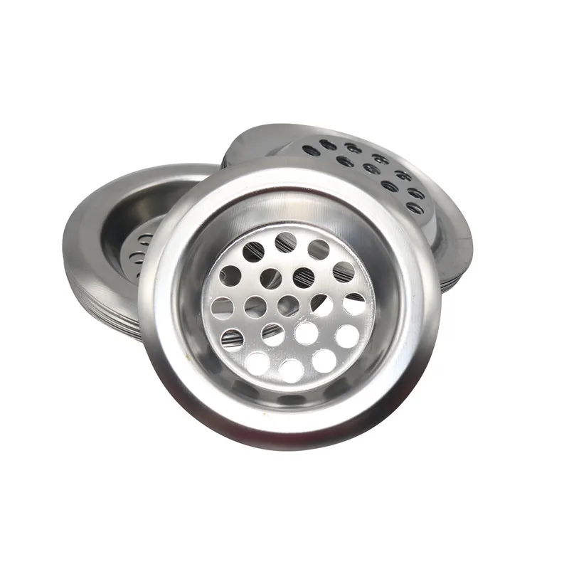 Cubierta de drenaje del piso de la cocina, filtro de fregadero de acero inoxidable, herramienta de drenaje de baño y cocina