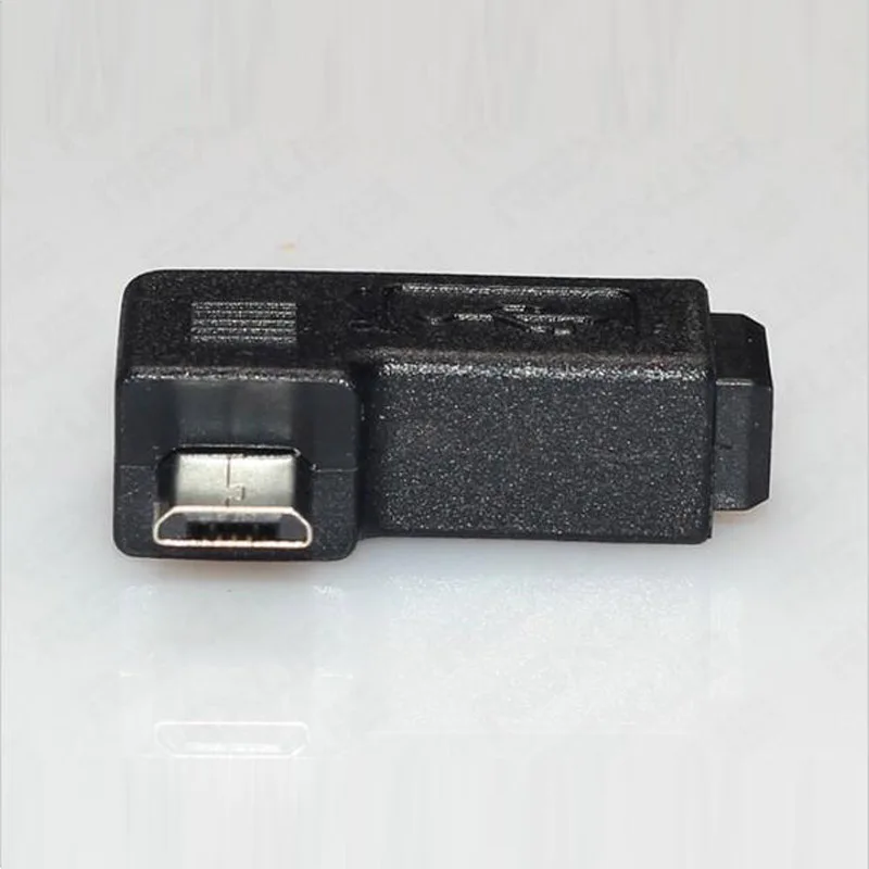 Micro usb Мужской к Mini USB Женский 90 270 градусов угловой Конвертер Разъем синхронизации данных зарядное устройство адаптер для планшетов телефонный кабель