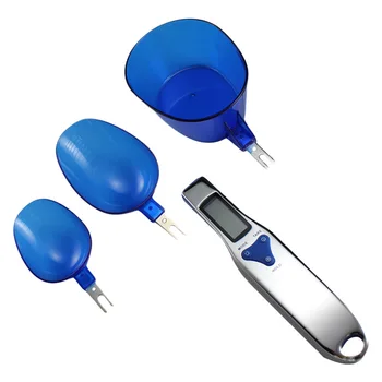 

Digital Scale Spoon LCD Display Kitchen Spoon Scale 500g/0.1g Electronic Measuring Spoon Scales with 3 Detachable Weighing Spoon