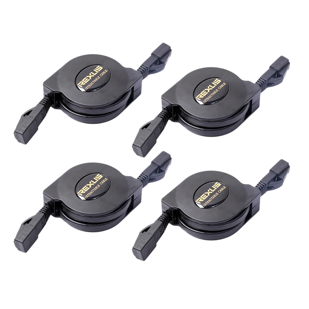 4x CAT6 LAN Network Cable RJ45 Hi-Speed Patch Cord Gigabit 10/100/1000Mbit/s