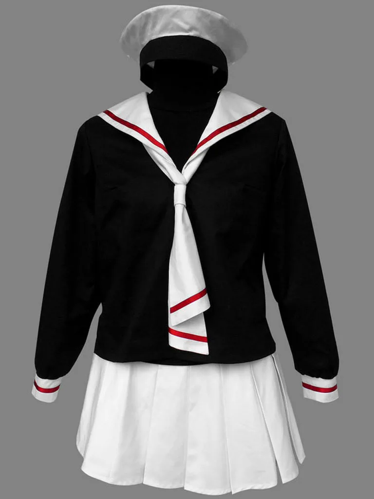 Cardcaptor Sakura кимоно Хэллоуин Косплэй костюм для девочек школьная униформа