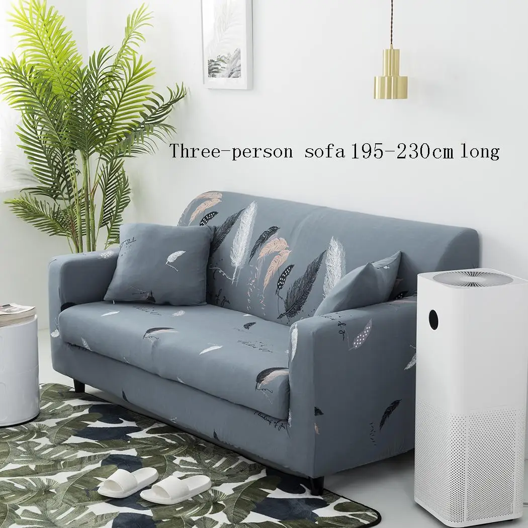 sofa cover 18 Кафе, гостиная, мягкое Современное покрывало для дивана, противоскользящее, как на картинке, растягивается 1-20 печатных протектор домашний декор - Цвет: sofa cover 18