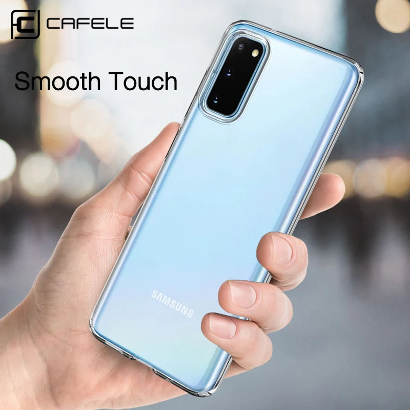 Мягкий чехол Cafele из ТПУ для Samsung S20 + ультрапрозрачный телефона plus Ультратонкий
