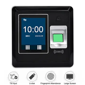 

Fingerprint Lock 2.8Inch TFT LCD Touch Screen Fingerprint/IC Card/Password Time Attendance Machine Access Control