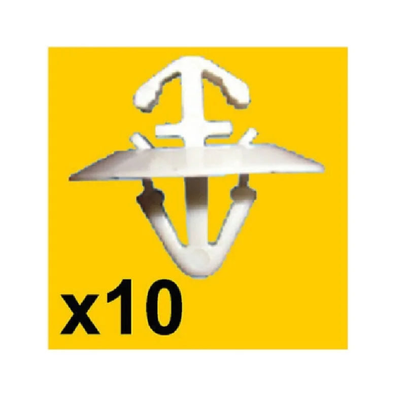 10x For Vauxhall Vivaro Side Moulding / Door Trim Clips Auto Fastener