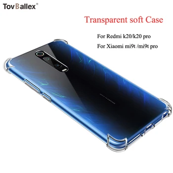 

100Pcs Phone Case For Xiaomi Redmi S2 K20 7 7A 6 Pro 6A 5 Plus 5A 4A 4X Go Anti-Slippery Shockproof Protective Bumper Cover Case