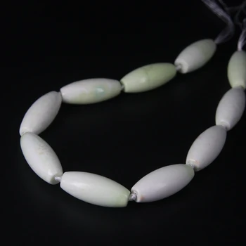 

15.5"strand Natural Lemon Turquoises Long Size Smooth Barrel Nugget Beads,Gems Quartz Pendants Connectors Jewelry Craft Making