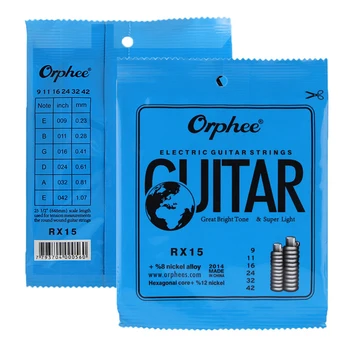 

5sets Rustproof For Beginner Electric Guitar Strings Colorful Ball-End Smooth×