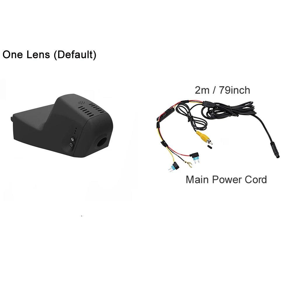 Model 01 Single Автомобильный регистратор DVR видеорегистратор камера Wifi цифровой видеорегистратор для Volkswagen VW Touareg CR - Название цвета: Model 01 Single