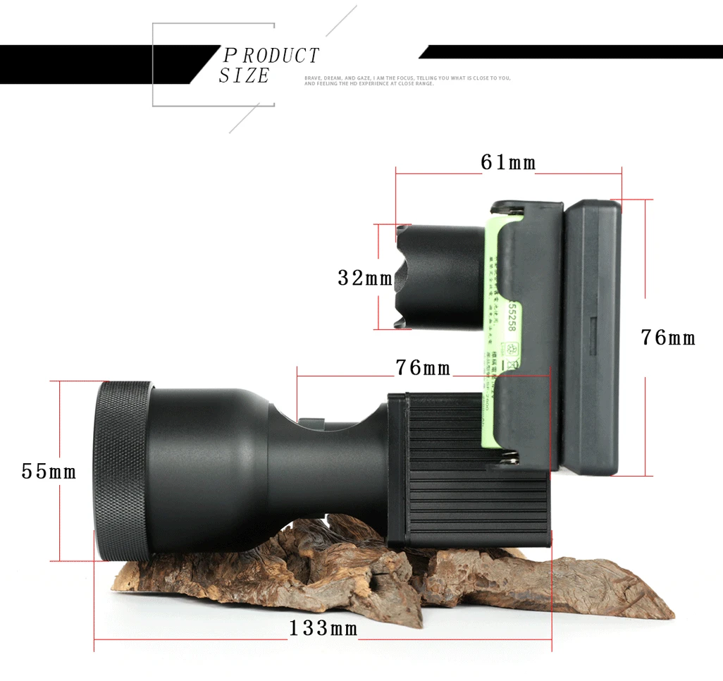 850nm High definition infrared night-vision system thermal imager digital screen hand held night vision riflescope parts