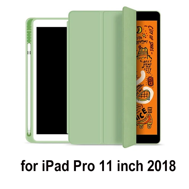 Pro 11 inch 2018 Чехол для iPad Air 3, 10,5,, iPad Pro, 11 дюймов, чехол с карандашом, Магнитный чехол для планшета, для iPad Pro 10,5 для сна - Цвет: Pro 11 inch 2018