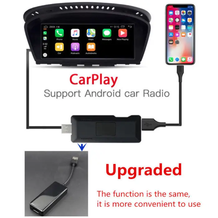 USB Android навигационный плеер Smart Link Dongle для iOS Apple CarPlay Android Auto V6