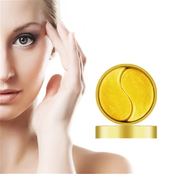 

60 pcs/ bottle IMAGES Gold Osmanthus eye mask women Collagen gel whey protein face care sleep patches health mascaras de dormir