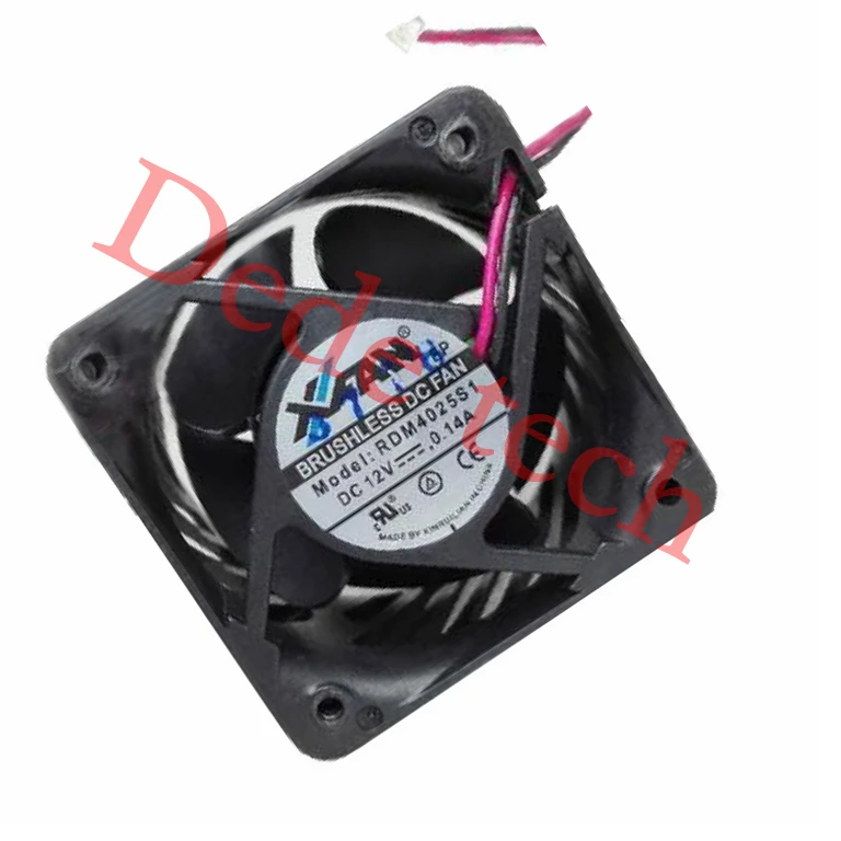 Новинка для XFan RDM4025S1 DC12V 0.14A 4025 40 мм 4 см 40x40x25 40*40*25 2Pin 2 провода Вентилятор