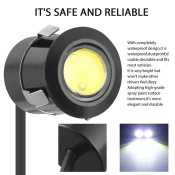 

1pc Reversing Radar Design Waterproof Eagle Eyes lamp Led Locker Angel Eye DRL Lamp Car Parking Light 3W Fog Lights Car LED
