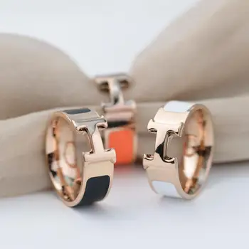 

Scarf buckle Orange Pin Rings Necklace Pendant for silk cashmere Titanium steel