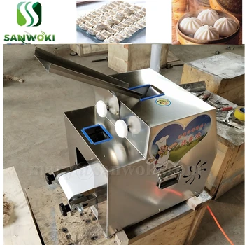 

2pcs/time Stainless steel automatic Wonton Dumpling Skin making Machine Electric Dumpling Wrapper Machine