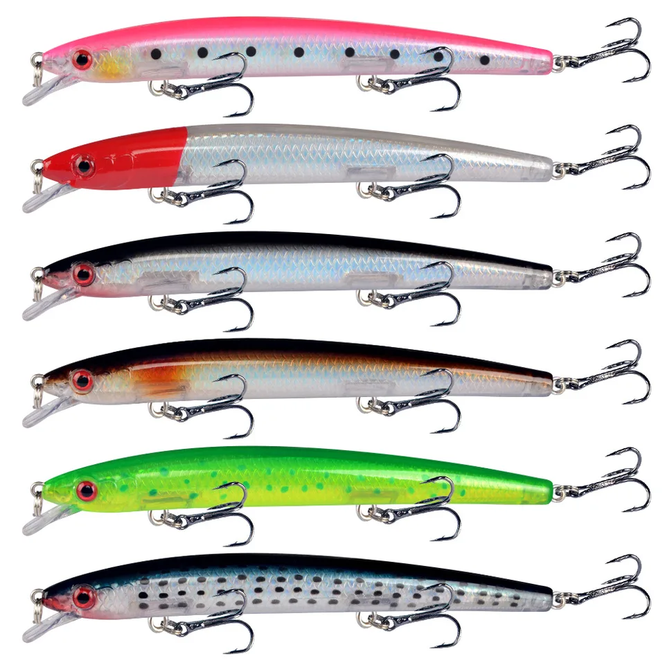 Lot De 15 Leurres De Pêche Crankbait - 4,5 Cm / 4 G - Pour Perche, Brochet, Truite - HENGJIA