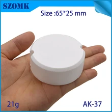 10 шт. круглый пластиковый светодиодный корпус для электронного контроллера распределительная коробка 65*25