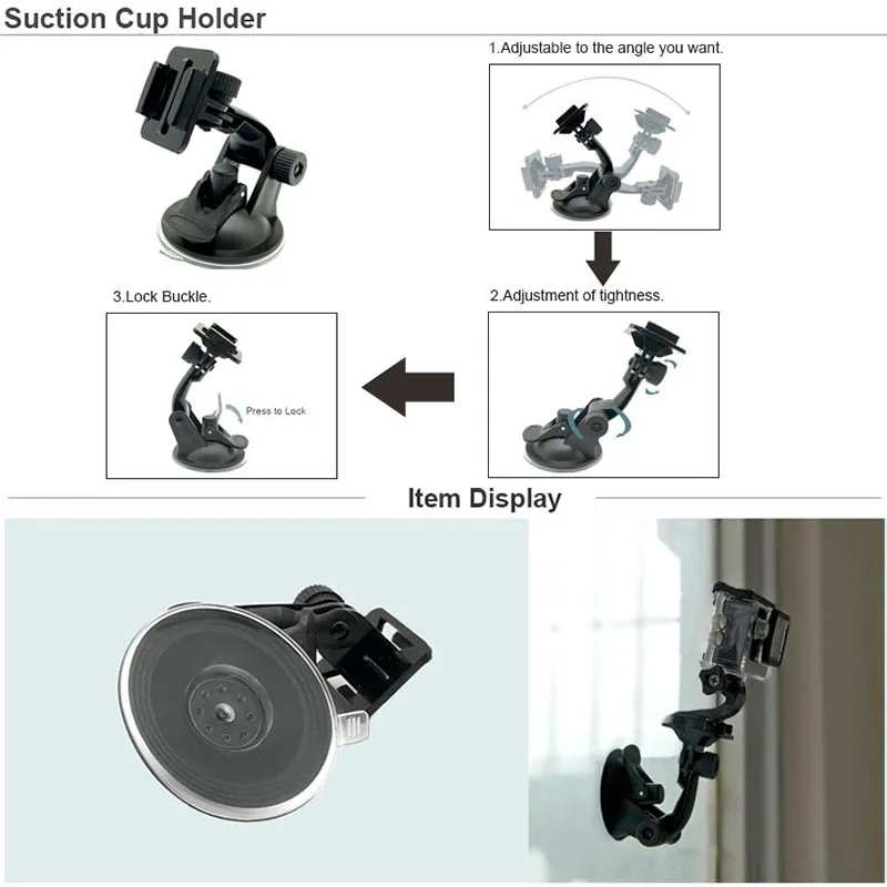 gopro accessories - suction cup holder