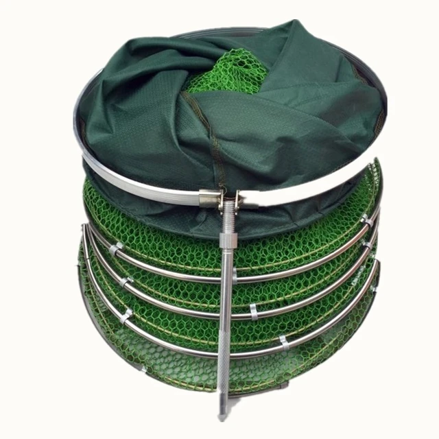 2m/2.5m/3m/4m Fishing Net With Bag Quick-drying Fishing Trap Nets