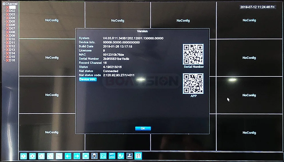 Vídeo DVR Video Recorder Onvif Para Full