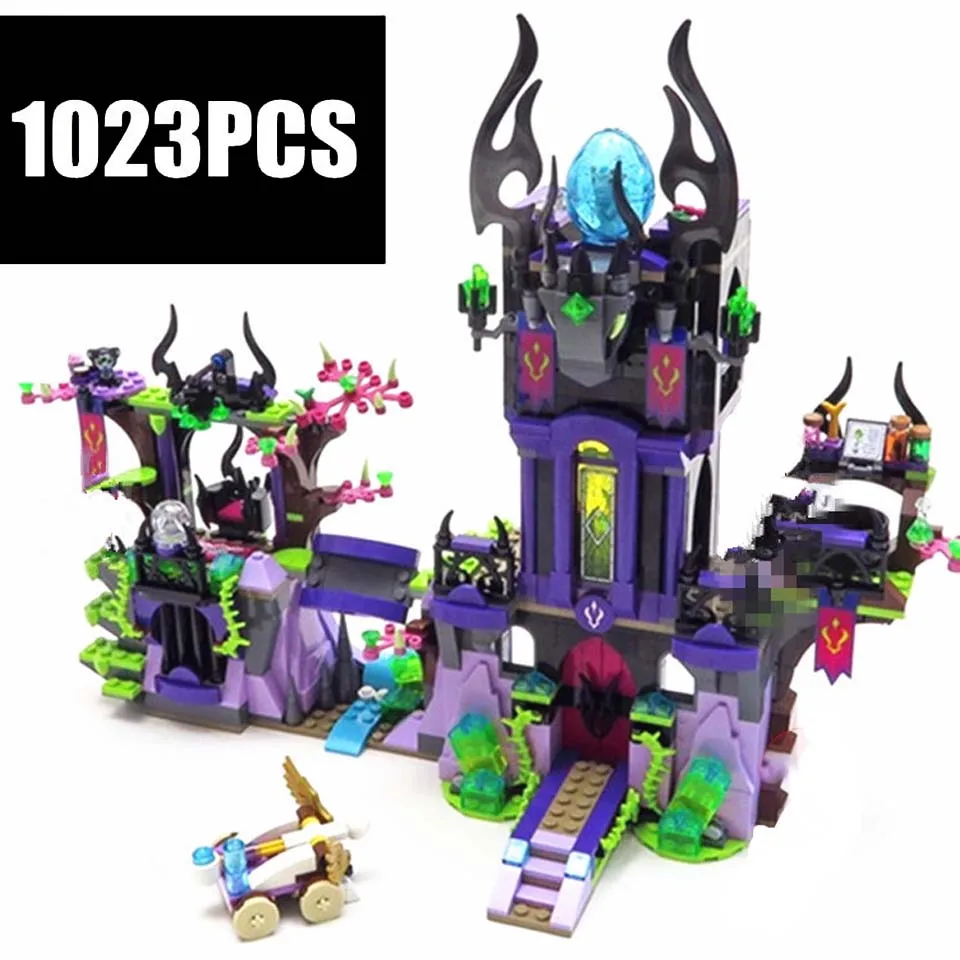 

lepining New Ragana's Magic Shadow Castle Fit Elves Fairy 41180 Friend Figures Model Building Blocks Bricks Toy Kid