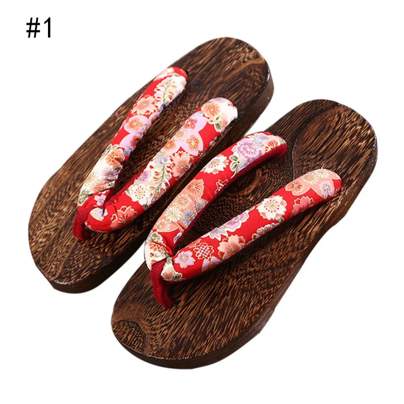 Новые японские сандалии гэта летние деревянные тапочки Аниме Coser косплей костюмы для мужчин и женщин домашние пляжные сандалии Сабо вьетнамки - Цвет: Style 1
