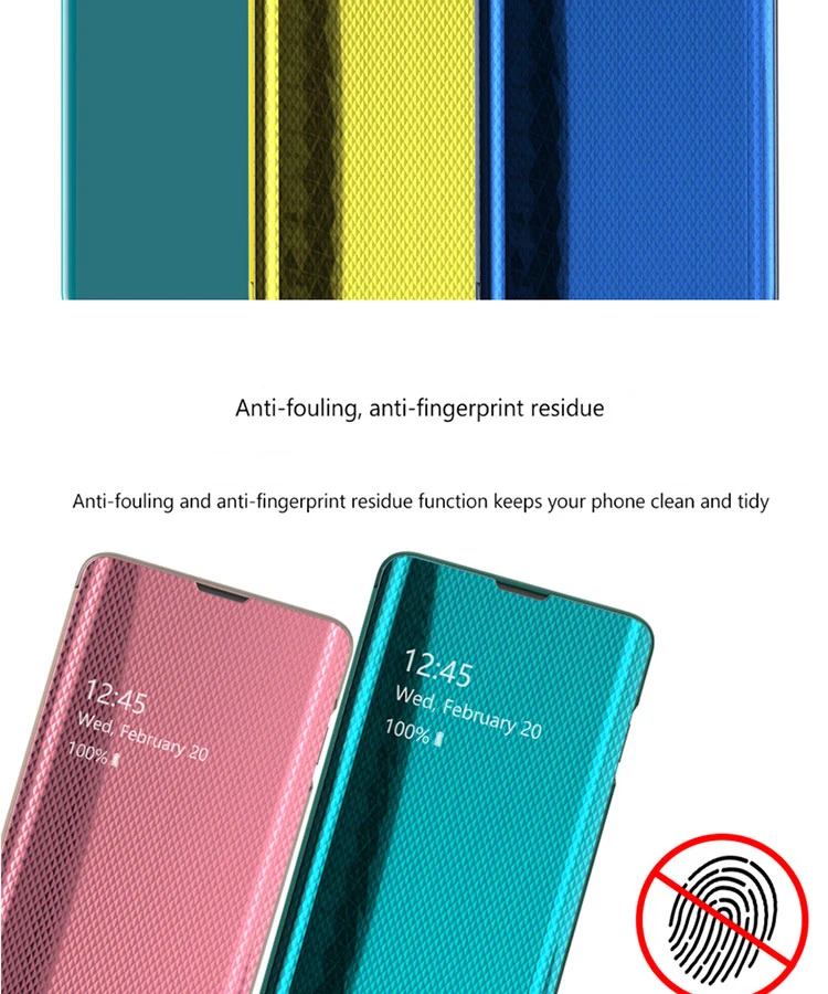 BoeYink умный зеркальный Чехол С Откидывающейся Крышкой для samsung Galaxy S10 S8 S9 плюс S10e S7 Edge Note 8 9 A50 A30 A70 A7 A750 чехол