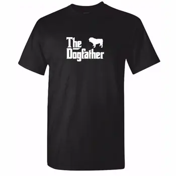 

Mens British BULLDOG TShirt - Bull DOG FATHER T Shirt Funny Pet Clothing Gift