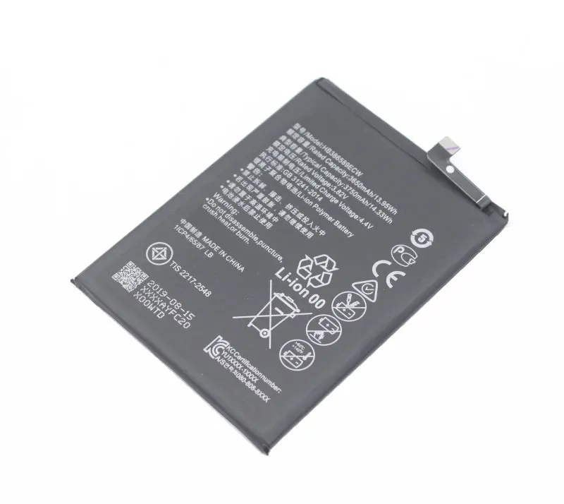 Аккумулятор HB386589ECW для P10 Plus VKY-AL00 Nova 3 4 Honor 8X V10 Mate 20 Lite PAR-LX1 L11 L21 LX9 L29 5 шт./лот 3750 мАч |