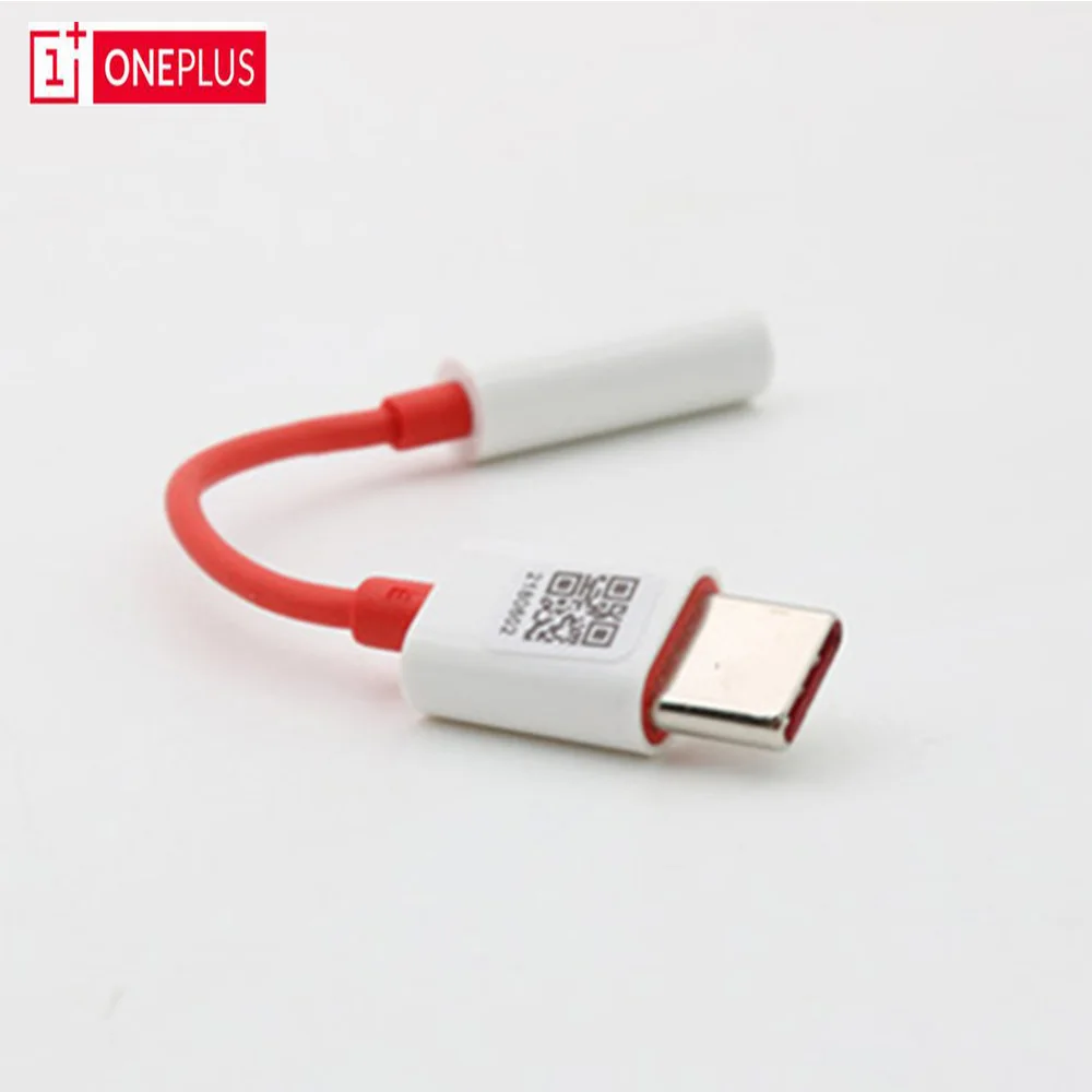 

Original Oneplus 6T Type-C To 3.5mm Jack Headphone Converter Type C Earphone Cable Adapter For One plus 1+ Xiaomi Mix 2 2s A2 6