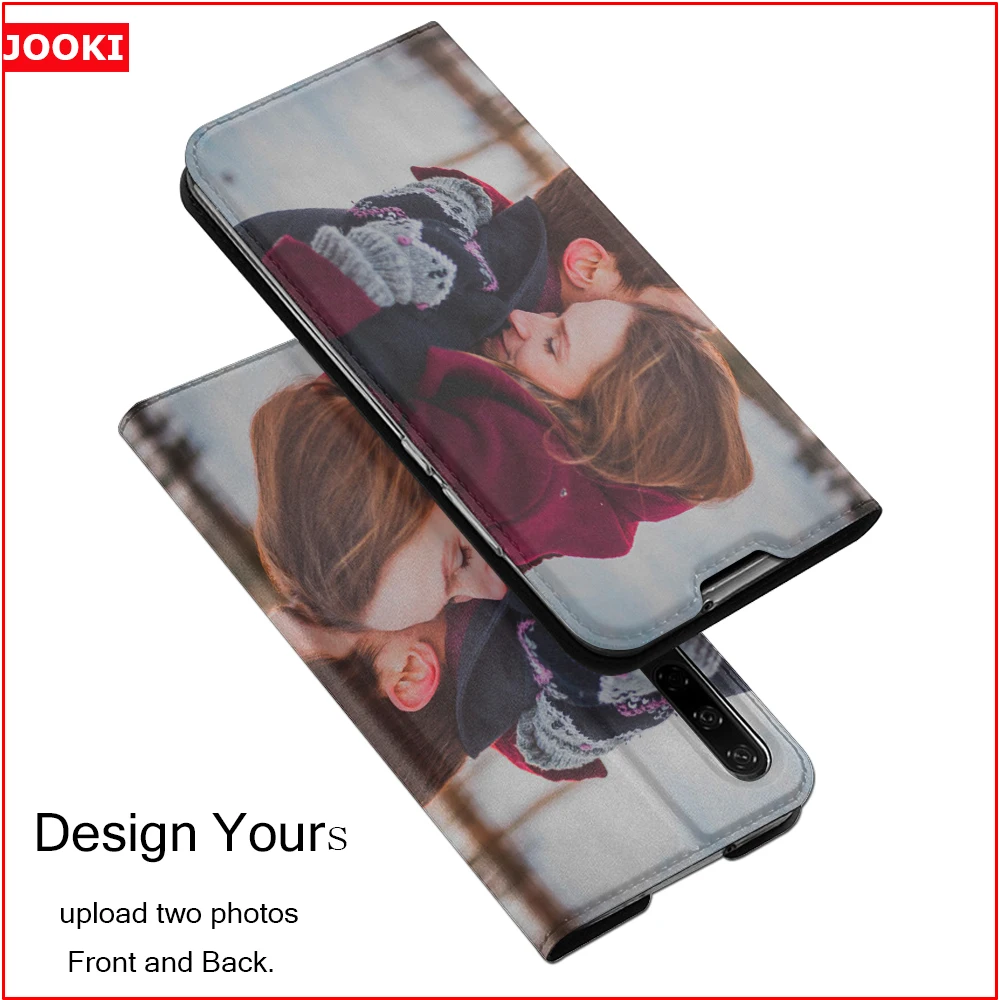 JOOKI заказной печати чехол для iPhone 7 8 6 6s Plus 5S настроить фото бумажник Coque Капа X Xs 11 Pro