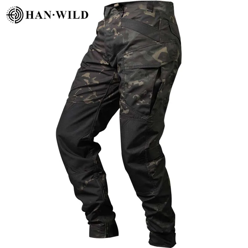 Tactical Pants Outdoor Airsoft Hunting Men Camo Camping Knee Reinforced