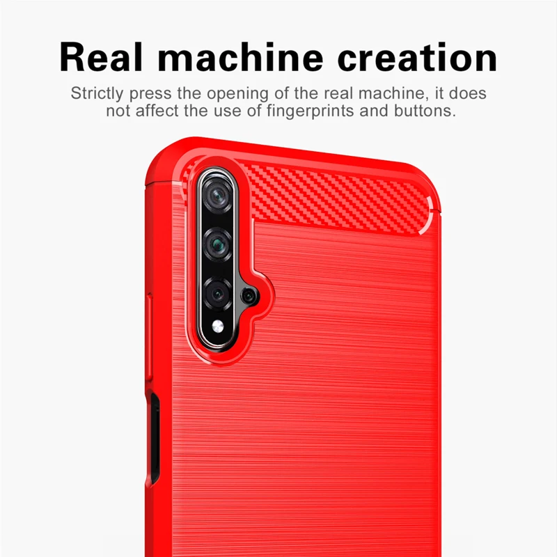 Чехол для huawei Nova 5 T, Мягкий ТПУ силиконовый бампер, чехол из углеродного волокна, матовый чехол s для huawei Nova5T Nova 5 T, Чехлы, Новинка