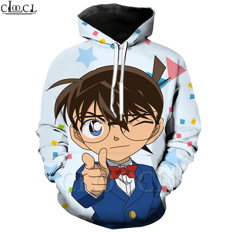 Detective Conan женская и мужская толстовка с капюшоном 3D принт чехол комплект со