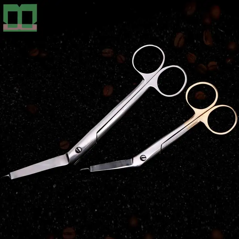 Марля резак сверкающая ручка sharp край из нержавеющей стали 14/18 см Применение газовое ножницы во время хирургии хирургический инструмент