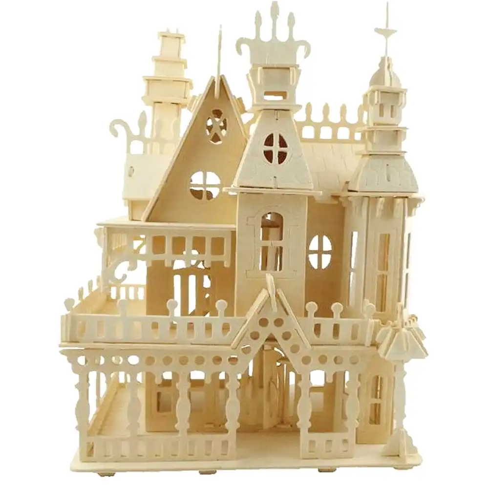 kids wooden castle