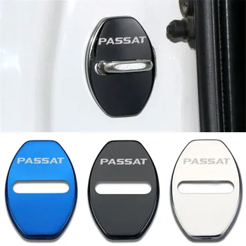 

Car-Styling car door lock cover Auto Emblems Case For Volkswagen VW Passat B5 B6 B7 B8 CC Accessories Car Styling