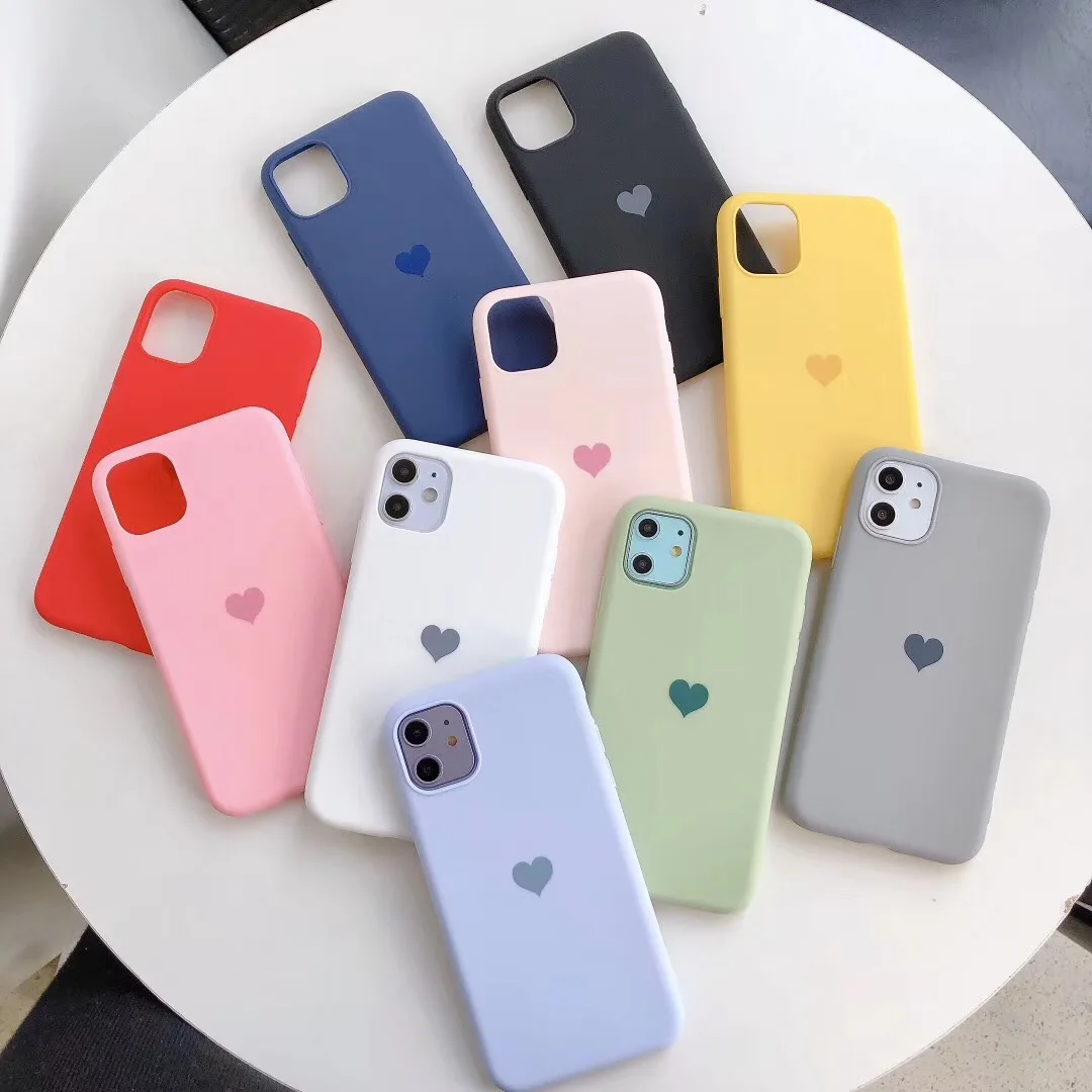 Силиконовый чехол для iPhone XR X XS Max 6 6S 7 8 Plus 11 11Pro | Мобильные телефоны и аксессуары