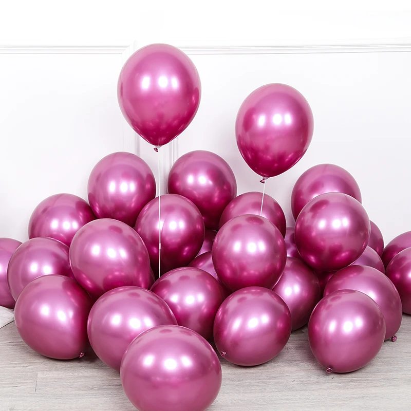 20PCS 12" Metallic Latex Balloons Chrome Balloons Wedding Birthday Party UK 