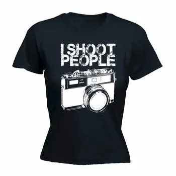 

I Shoot People WOMENS T-SHIRT Tee Camera Photographer Photo Funny Mothers Day Women Funny Shirts Cotton Tops Tee T Shirt