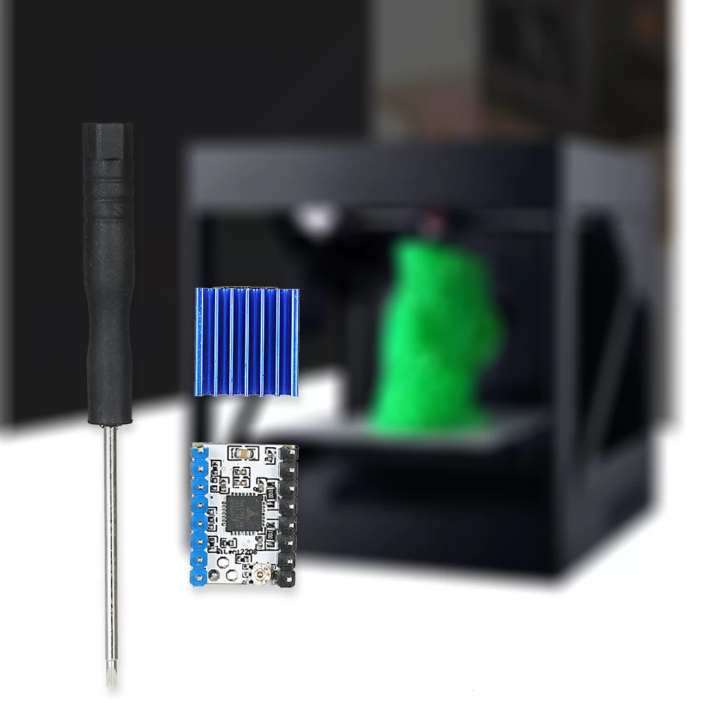 5 шт./4 шт./3 шт. 3d принтер шаговый двигатель драйвер TMC2208V1.2 Stepstick немой драйвер модуль с теплоотвода отвертка шаговый двигатель