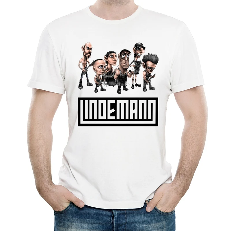 11 Till Lindemann футболка белого цвета мужская одежда короткий рукав до Lindemann логотип футболка Майки футболки Мода Группа Футболка - Цвет: 11