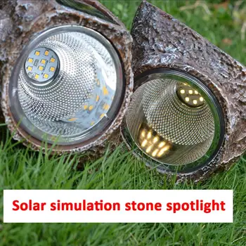 

Creative Large Outdoor Garden Light LED Solar Decorative Rock Stone Spot Lights Lamp Yard Decoracion Jardin Exterior Led Garden